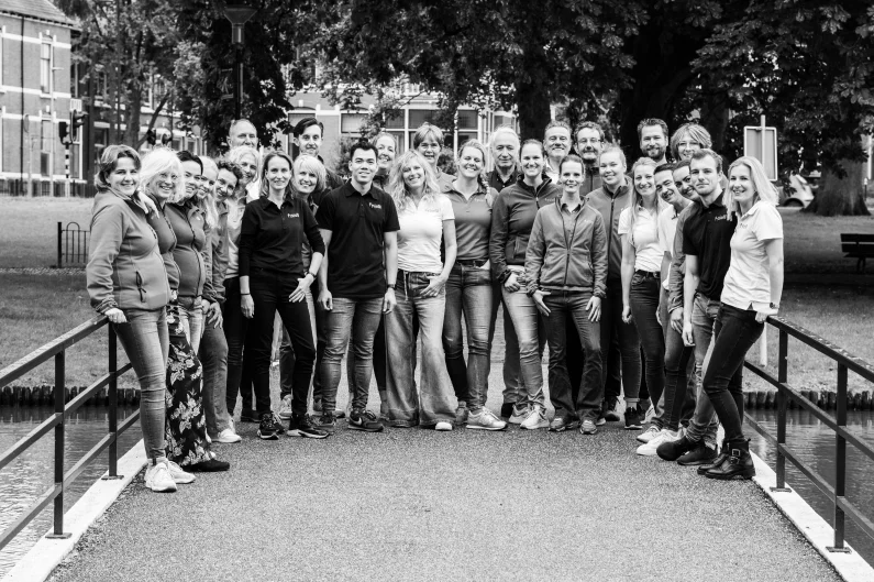 Het hele team in Oranjepark