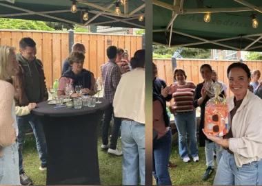 Gezellige Team zomerborrel !