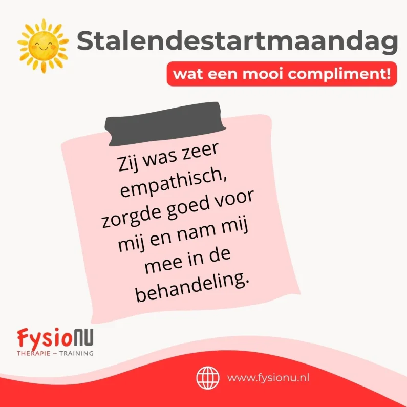 Een mooi compliment