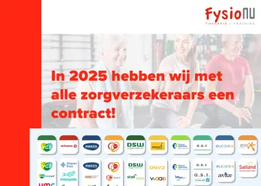 In 2025 hebben wij met alle zorgverzekeraars een contract!